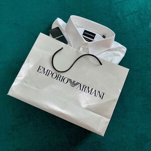 Emporio Armani French Cuff Dress Shirt with Cufflinks